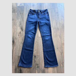 Paige Manhattan Bootcut Jeans Mid Rise Dark Wash Size 25